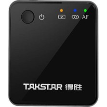 Takstar V1 Dual Kablosuz Yaka Mikrofonu Telsiz Kamera Telefon Video Mikrofonu Apple Uyumlu ( 2 Alıcı + 1 Verici )