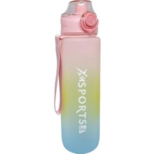 Vagonlife Sports 1000ML Gradyan Renkli Tritan Matara Sticker Hediyeli
