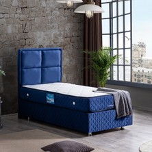 Setay Grand İkili Set Tek Kişilik Baza Başlık - Lacivert