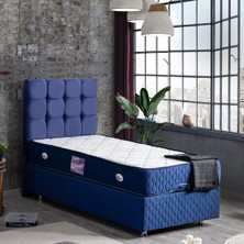 Setay Duke İkili Set Tek Kişilik Baza Başlık - Lacivert