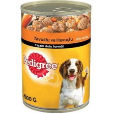 Pedigree 6 Adet Pedigree Tavuklu Konserve Köpek Mamasi- 400GR