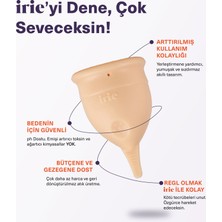 İrie Adet Kabı Regl Kabı Menstrüel Kap Menstrual Cup (2'li Paket) Yumuşak Alman %100 Medikal Silikon