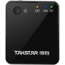 Takstar V1 Dual Kablosuz Yaka Mikrofonu Telsiz Kamera Telefon Video Mikrofonu Andorid Uyumlu ( 2 Alıcı + 1 Verici )