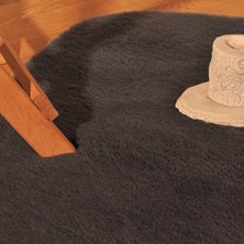 Tappeto Rex Tavşanı Dekoratif Çift Kafa Peluş Post Antrasit (Tüy Yüksekliği 22 Mm)