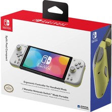 Hori Nintendo Switch OLED Split Pad Compact Light Grey Yellow Edition