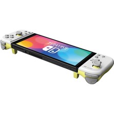 Hori Nintendo Switch OLED Split Pad Compact Light Grey Yellow Edition