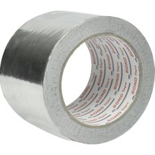 Bond Tape 25 Metre Alüminyum Yanmaz Folyo Bant Tamir Soba Boru Bandı Folyo Bant Düz