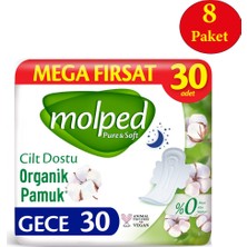 Molped Pure & Soft Mega Fırsat Gece Ultra 240 Adet