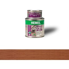 Hemel 15742 Wood Oil 2c Ahşap Için Doğal Yağ 300ML Mahogany