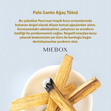 Mie Box Palo Santo Peru Ağaç Tütsü 1 Adet (10-12 Gr, Sertifikalı)