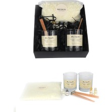 Soya Mum Yap Kiti - Organik Mumunu Yap - DIY SOY Candle Set - Soya Mum Yapım Malzemeleri