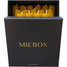 MIEBOX Doğal Petek Balmumu Mum Seti 16'lı