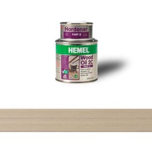 Hemel 15749 Wood Oil 2c Ahşap Için Doğal Yağ 300ML Chalk White