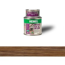 Hemel 15740 Wood Oil 2c Ahşap Için Doğal Yağ 300ML Dark Oak