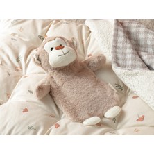 English Home Little Monkey Pelüş Çocuk Sıcak Su Torbası 750 ml Bej