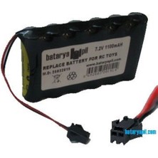 Bataryapil 7.2V 1100MAH Siyah Soketli Oyuncak Araba Pili