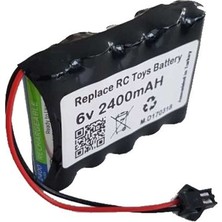 Tnl 6V 2400MAH Oyuncak Araba Bataryası Siyah Soketli