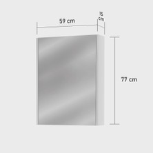 Trio Modül Üst Dolap Kombin - 60-70-90 cm Uyumlu - Mdf Mat Beyaz