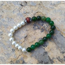 HD Marketim Bileklik Doğal Taş Çakra Elastik Sevgili Çift Bilekliği Unisex Bilezik 13976