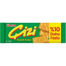 Ülker Çizi Peynirli Kraker 70 gr Paketinde 24 Adet Sağlıklı Atıştırmalık Seçeneği