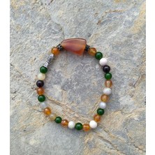 HD Marketim Bileklik Doğal Taş Çakra Elastik Sevgili Çift Bilekliği Unisex Bilezik 13980