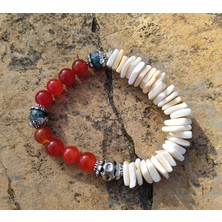 HD Marketim Bileklik Doğal Taş Çakra Elastik Sevgili Çift Bilekliği Unisex Bilezik 13985