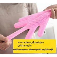 Dikenli Silikon Evcil Hayvan Tüylü Banyo 2'si 1 Arada Eldiven (Yurt Dışından)