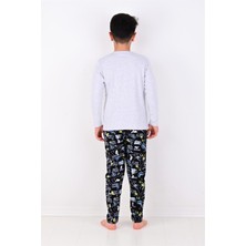 Vitmo Erkek Çocuk Winter Games  uzun Kollu Pijama Takımı 