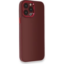 FitCase iPhone 14 Pro Kılıf Freya Lazer Lens Kamera Çerçeveli Silikon Kapak