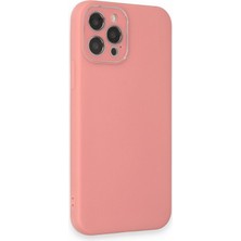 Fitcase iPhone 12 Pro Max Glass Kamera Korumalı Lansman Silikon Kapak