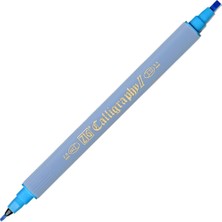 Zig Kaligrafi Kalemi Çift Uçlu 2mm + 3.5mm TC-3100 031 Cobalt Blue