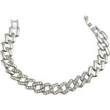 ÇLK Accessories Zirkon Taş Geçmeli Zincir Bileklik TRBILEK70196