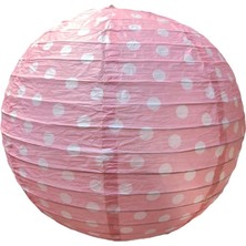 Depposite Kağıt Fener (Pembe Puantiyeli)
