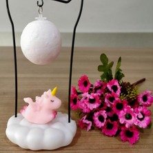 Depposite Işık Altında Sallanan Renk Değiştiren Unicornlu Gece Lambası