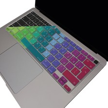 McStorey Macbook Air M1 Klavye Kılıf 13 inç UK(EU) Arapça Baskılı A2179 A2337 ile Uyumlu Dazzle