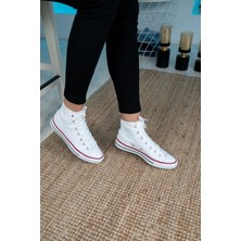 Minorista Beyaz Keten Cnv Sneaker Spor Ayakabı