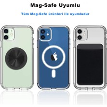 Royaleks Iphone 12 Pro Max Kılıf Kamera Lens Korumalı Magsafe Destekli Şeffaf Darbe Emici Sert Kapak