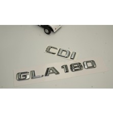 Dk Benz Gla 180 Cdi Bagaj Krom Metal 3m 3D Yazı Logo
