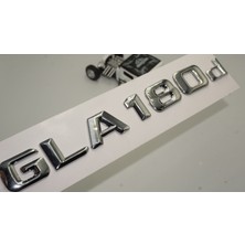 Dk Benz Gla 180D Bagaj Krom Metal 3m 3D Yazı Logo