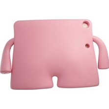 Happycase iPad 10.2 (7.nesil) Kılıf Karakter Tablet Silikon - Açık Pembe