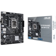 Asus Prime H610M-D D4, 2xddr4, M.2, D-Sub, Hdmı, Com Port, 12.nesil, LGA1700 Soket, Anakart