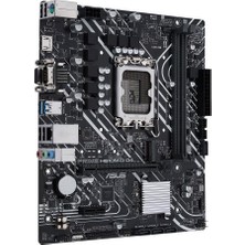 Asus Prime H610M-D D4, 2xddr4, M.2, D-Sub, Hdmı, Com Port, 12.nesil, LGA1700 Soket, Anakart