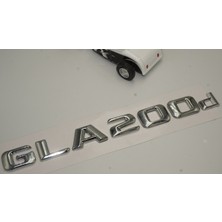 Dk Benz Gla 200D Bagaj Krom Metal 3m 3D Yazı Logo