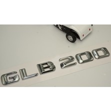 Dk Benz Glb 200 Bagaj Krom Metal 3m 3D Yazı Logo