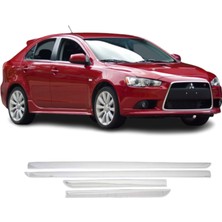 A&G Tuning Mitsubishi Lancer Krom Yan Kapı Çıtası 2008-2017 Arası Paslanmaz Çelik