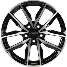 Cms CMS-1129-05 7.0X17"-5X100 ET40 57.1 Diamond Black Gloss Jant (4 Adet)