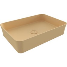 Bocchı Bocchi Sottile Slim Line Tezgah Üstü Lavabo 55 cm Mat Kaşmir - 1476-011-0125