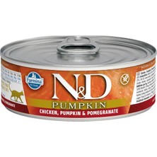 N&d Balkabağı ,tavuk ,nar Yetişkin Kedi Konservesi 80 gr 5'li