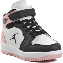 Cool Haykat Uzun-P Siyah-Pudra Çocuk Hi Sneaker