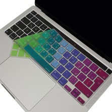 McStorey Macbook Pro Klavye Kılıfı 13 inç M1-M2 UK(EU) Arapça Baskı A2338 A2289 A2251 A2141 Uyumlu Dazzle